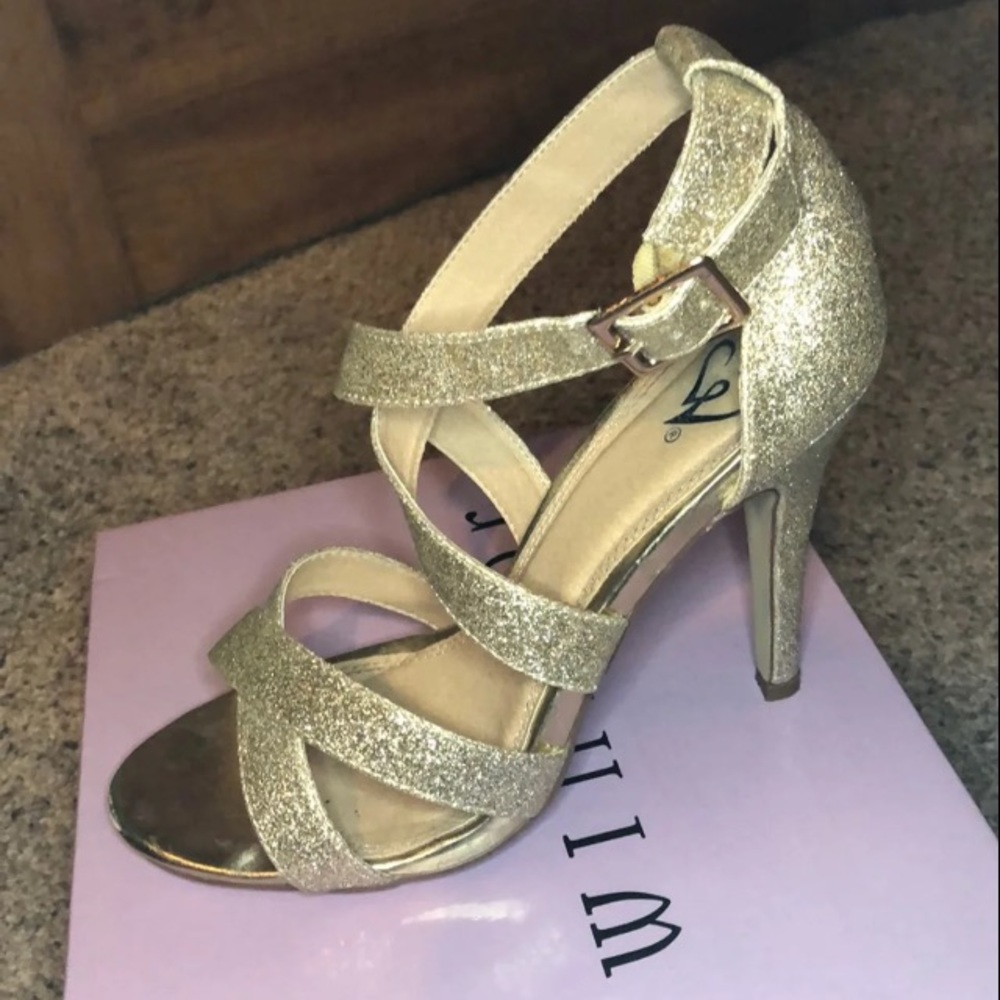Gold heels